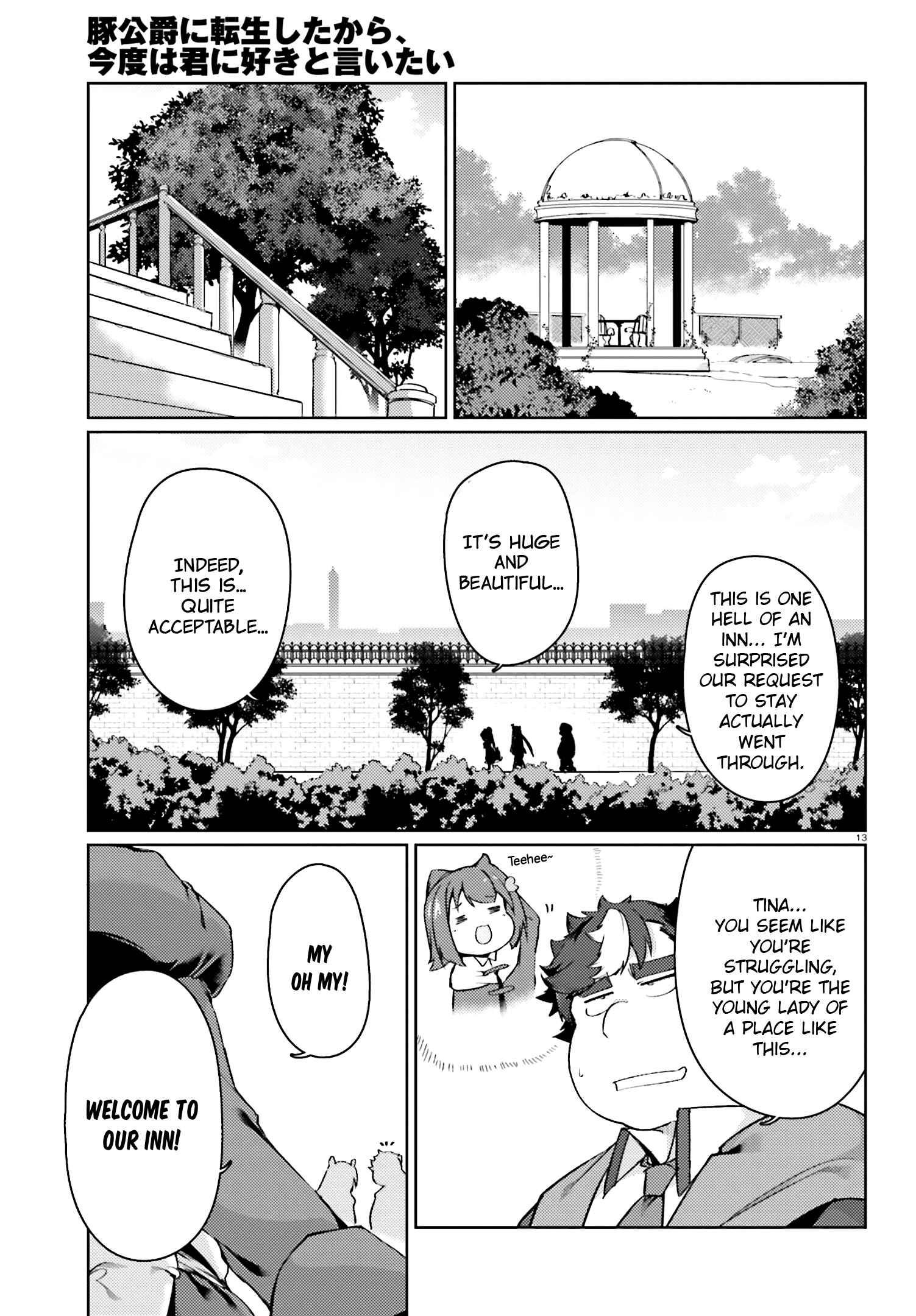 Page 14 Chapter 14 Buta Koushaku ni Tensei Shitakara, Kondo wa Kimi ni Suki to Iitai