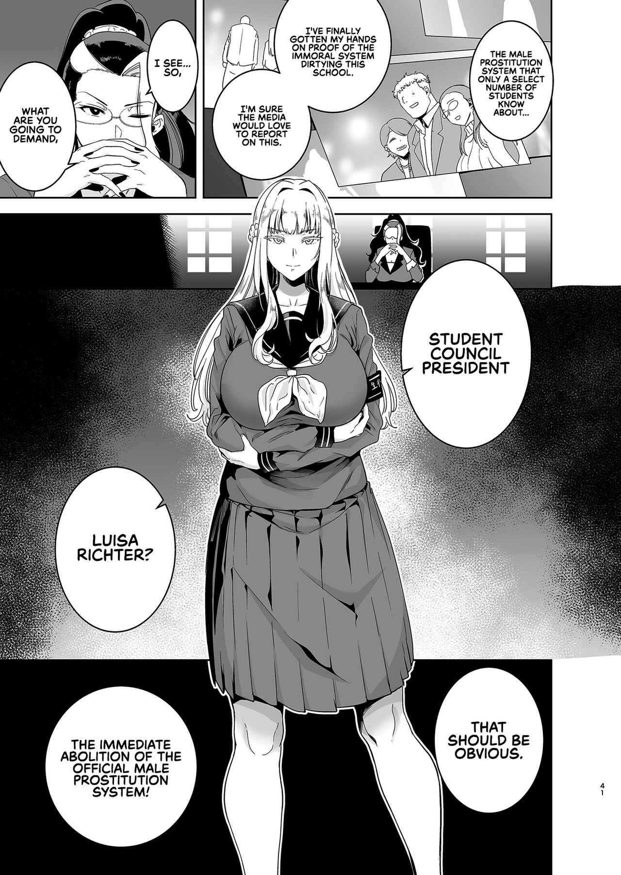 Page 41 Chapter 3 Seika Jogakuin Koutoubu Kounin Sao-ojisan