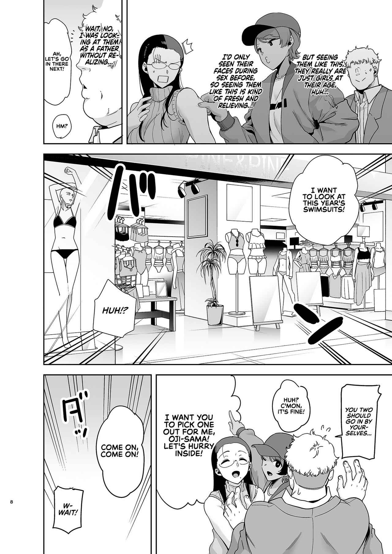 Page 8 Chapter 3 Seika Jogakuin Koutoubu Kounin Sao-ojisan