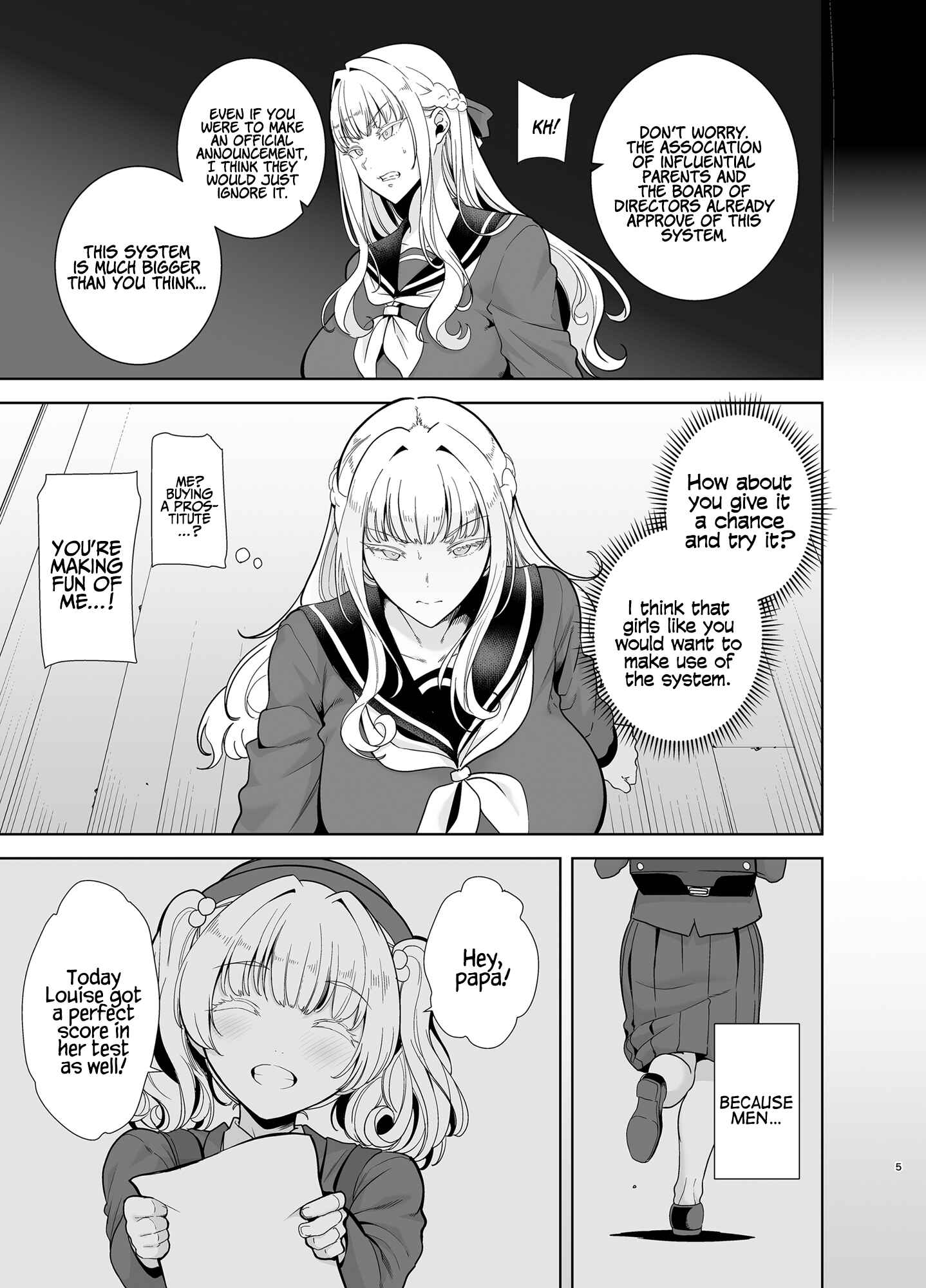 Page 4 Chapter 4 Seika Jogakuin Koutoubu Kounin Sao-ojisan