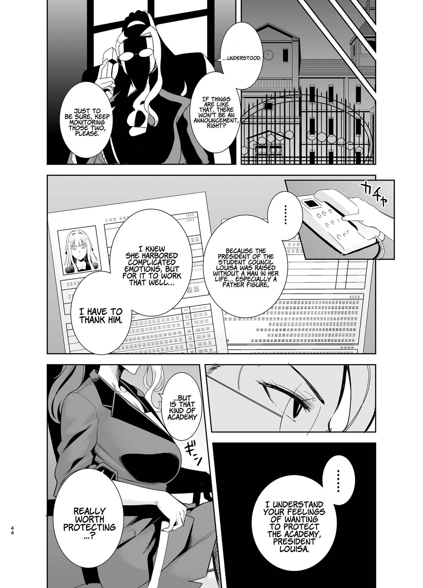 Page 43 Chapter 4 Seika Jogakuin Koutoubu Kounin Sao-ojisan