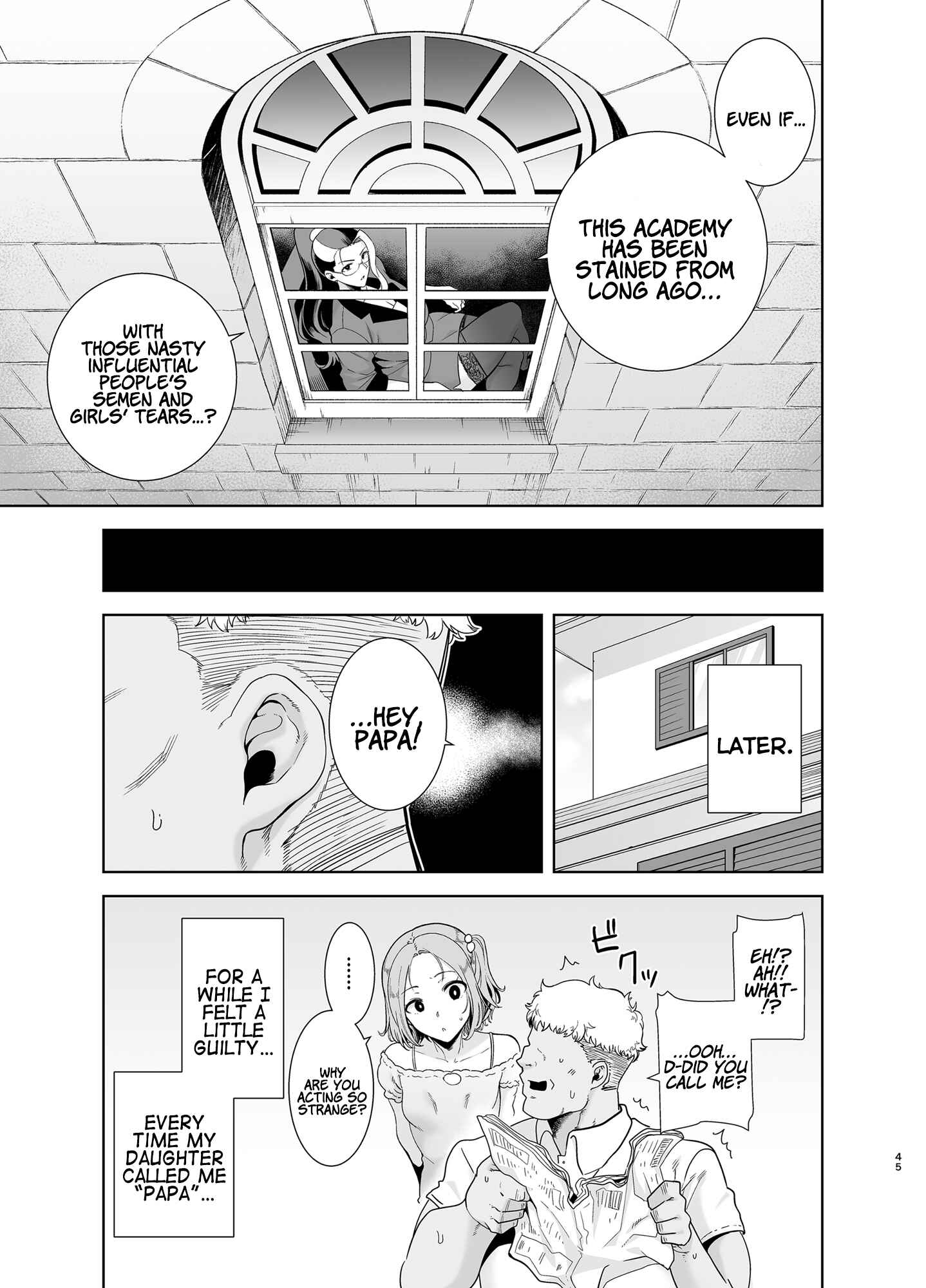 Page 44 Chapter 4 Seika Jogakuin Koutoubu Kounin Sao-ojisan