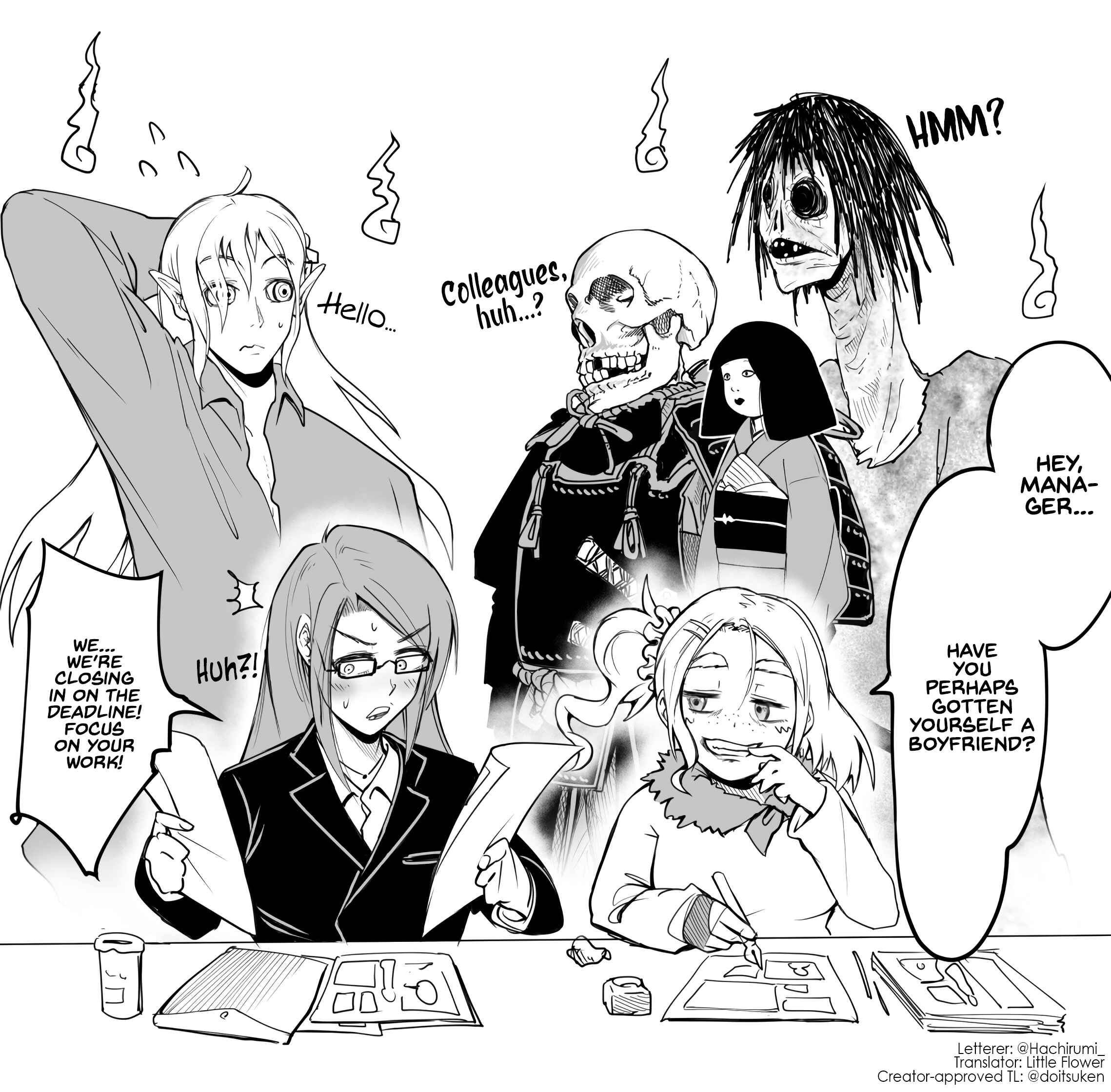 Page 1 Chapter 1.5 A Mangaka At The Night Before The Deadline