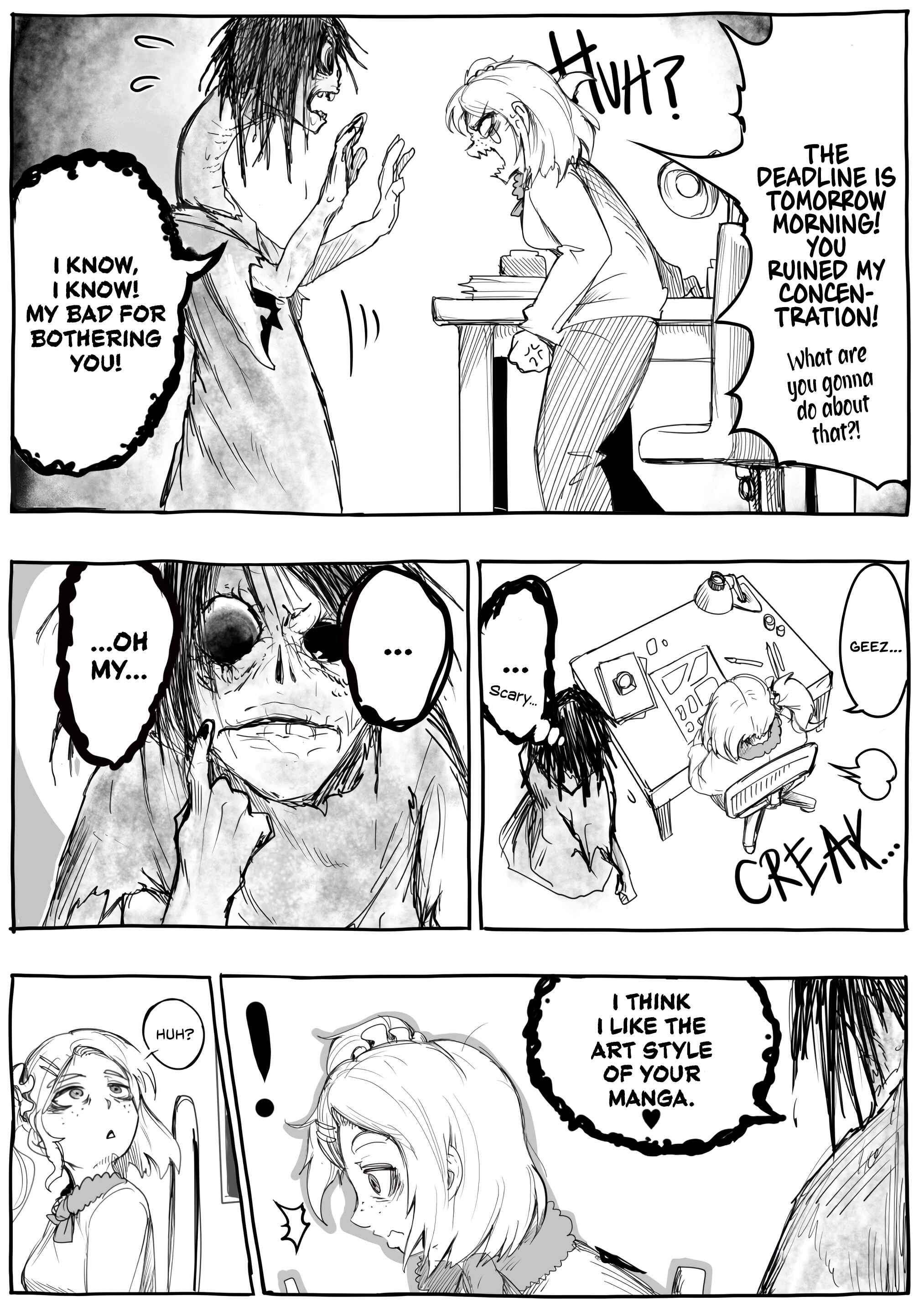 Page 3 Chapter 1 A Mangaka At The Night Before The Deadline