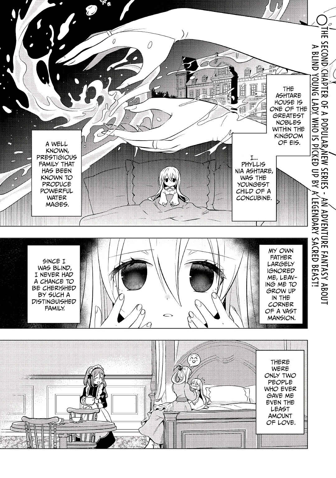 Page 2 Chapter 2 Tensei Saki wa Moumoku Youjo deshita: Zense no Kioku to Mahou o Tayori ni Ikinobimasu