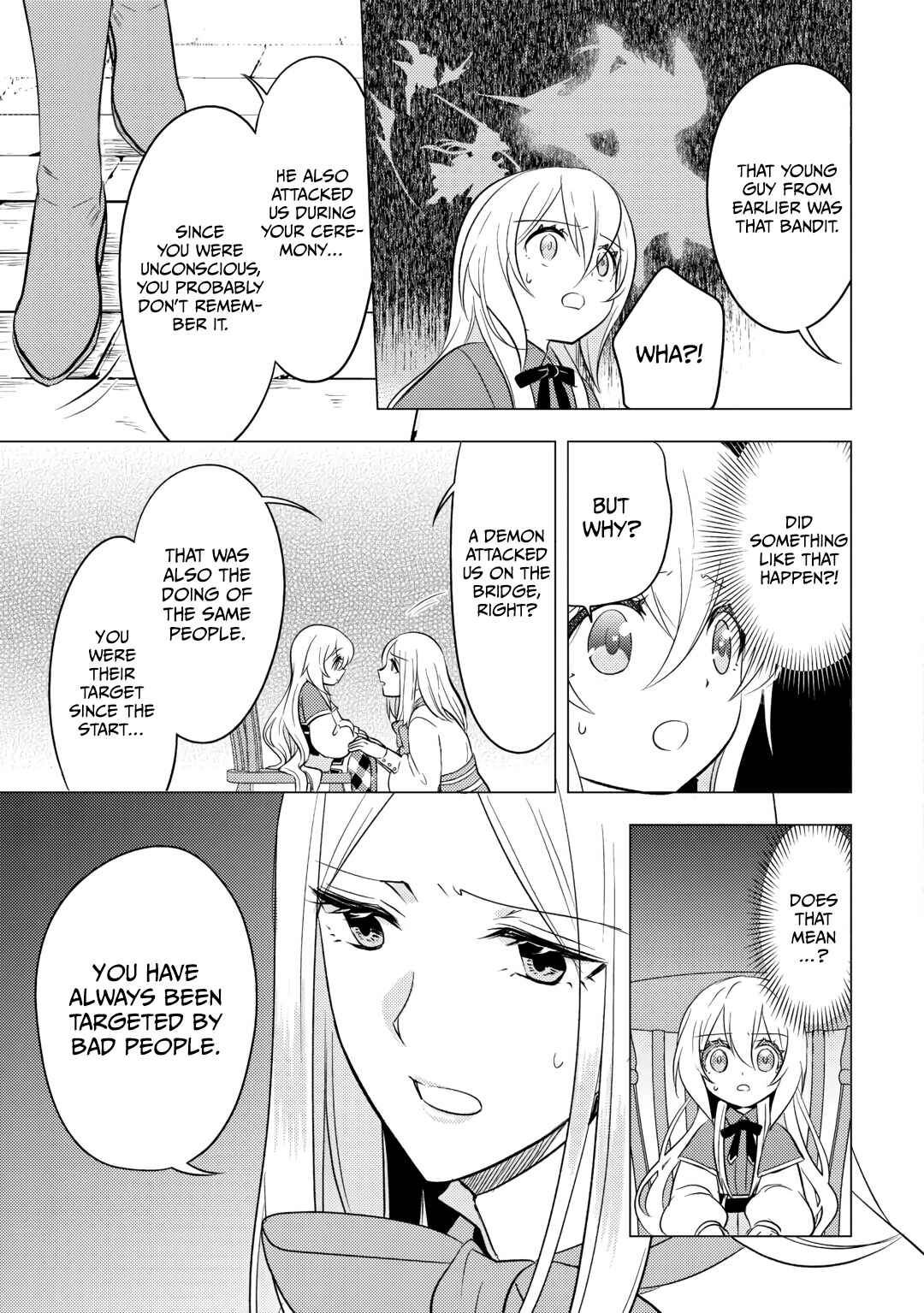 Page 20 Chapter 15 Tensei Saki wa Moumoku Youjo deshita: Zense no Kioku to Mahou o Tayori ni Ikinobimasu