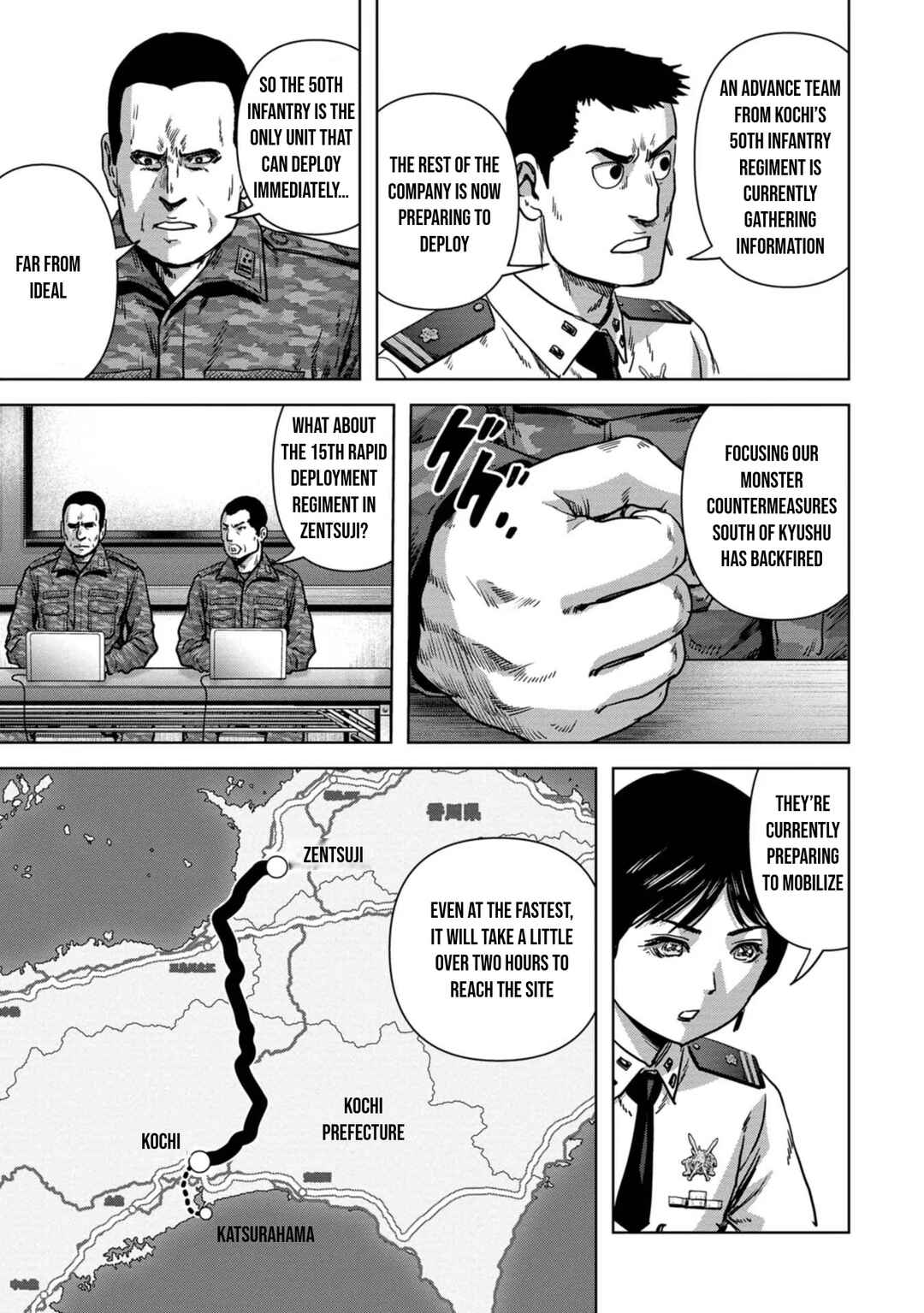 Page 23 Chapter 32 Kaijuu Jieitai