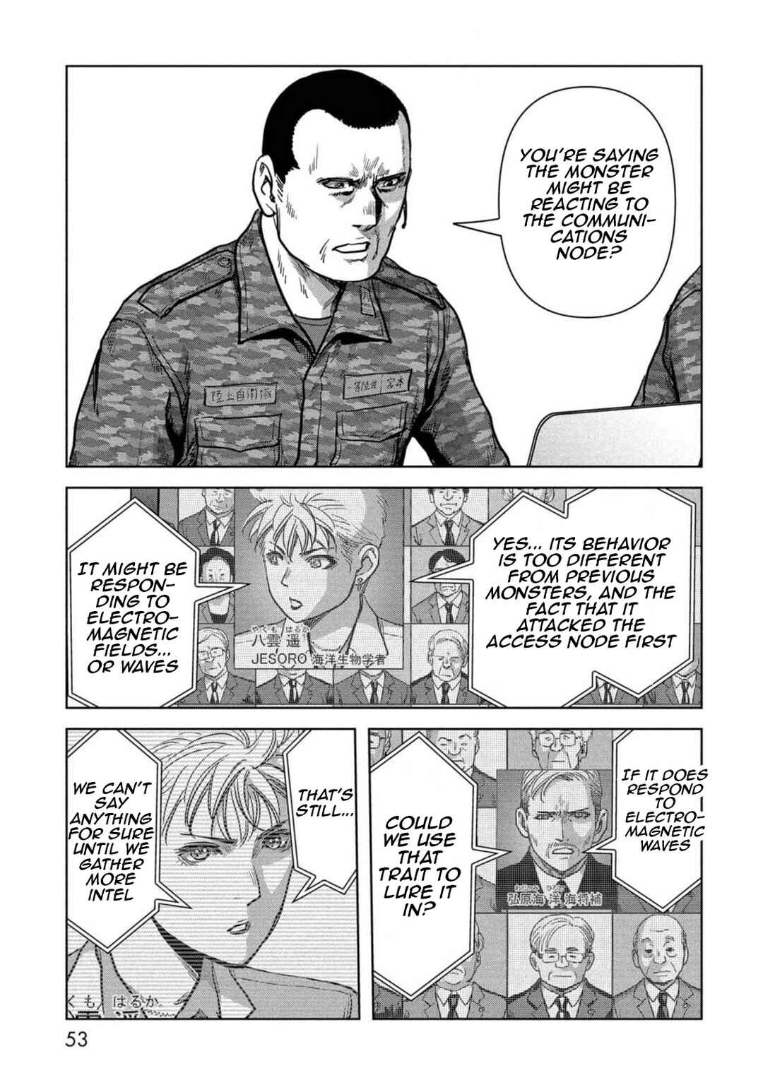 Page 53 Chapter 52 Kaijuu Jieitai