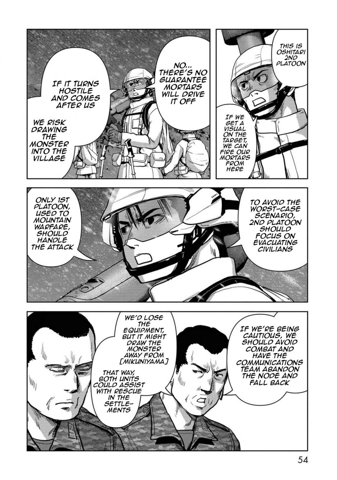 Page 54 Chapter 52 Kaijuu Jieitai