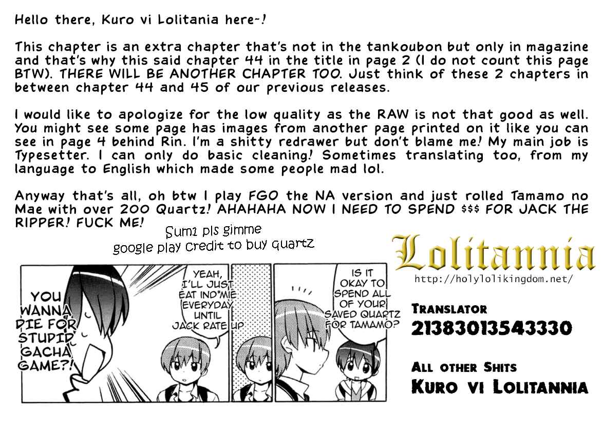 Page 1 Chapter 44.1 Little Busters! The 4-koma