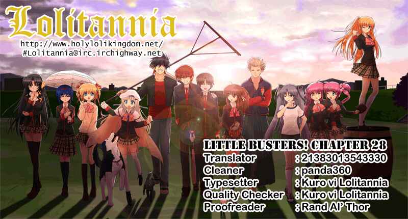 Page 1 Chapter 28 Little Busters! The 4-koma