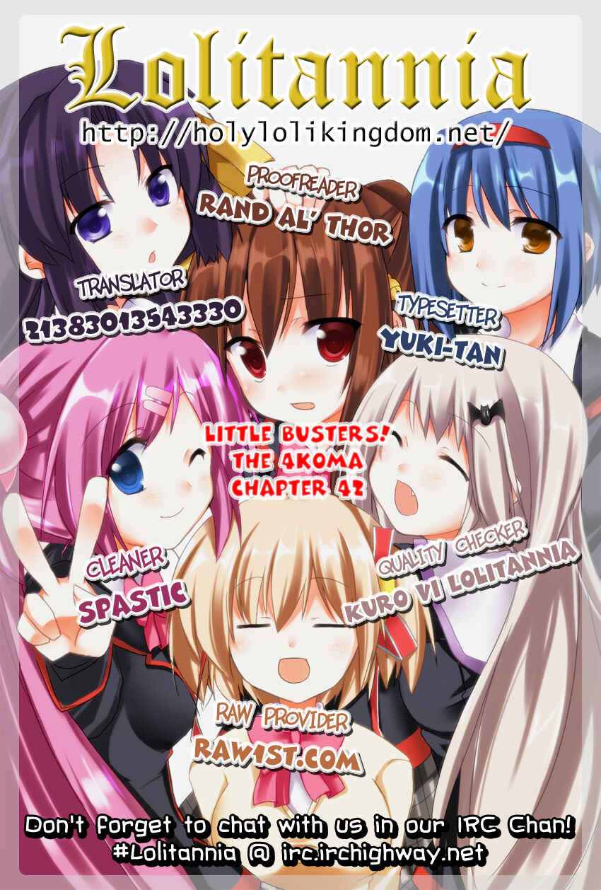 Page 1 Chapter 42 Little Busters! The 4-koma