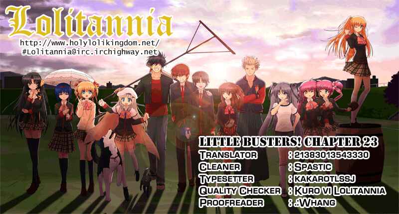 Page 1 Chapter 23 Little Busters! The 4-koma