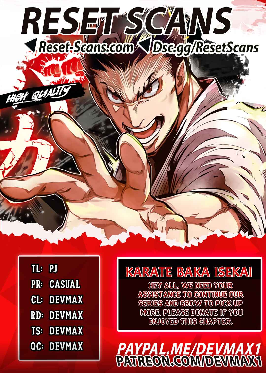 Page 1 Chapter 19.1 Karate Master Isekai