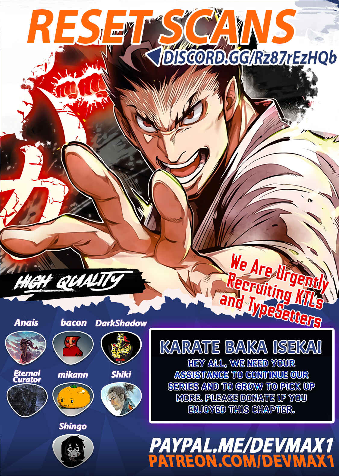 Page 1 Chapter 14.1 Karate Master Isekai