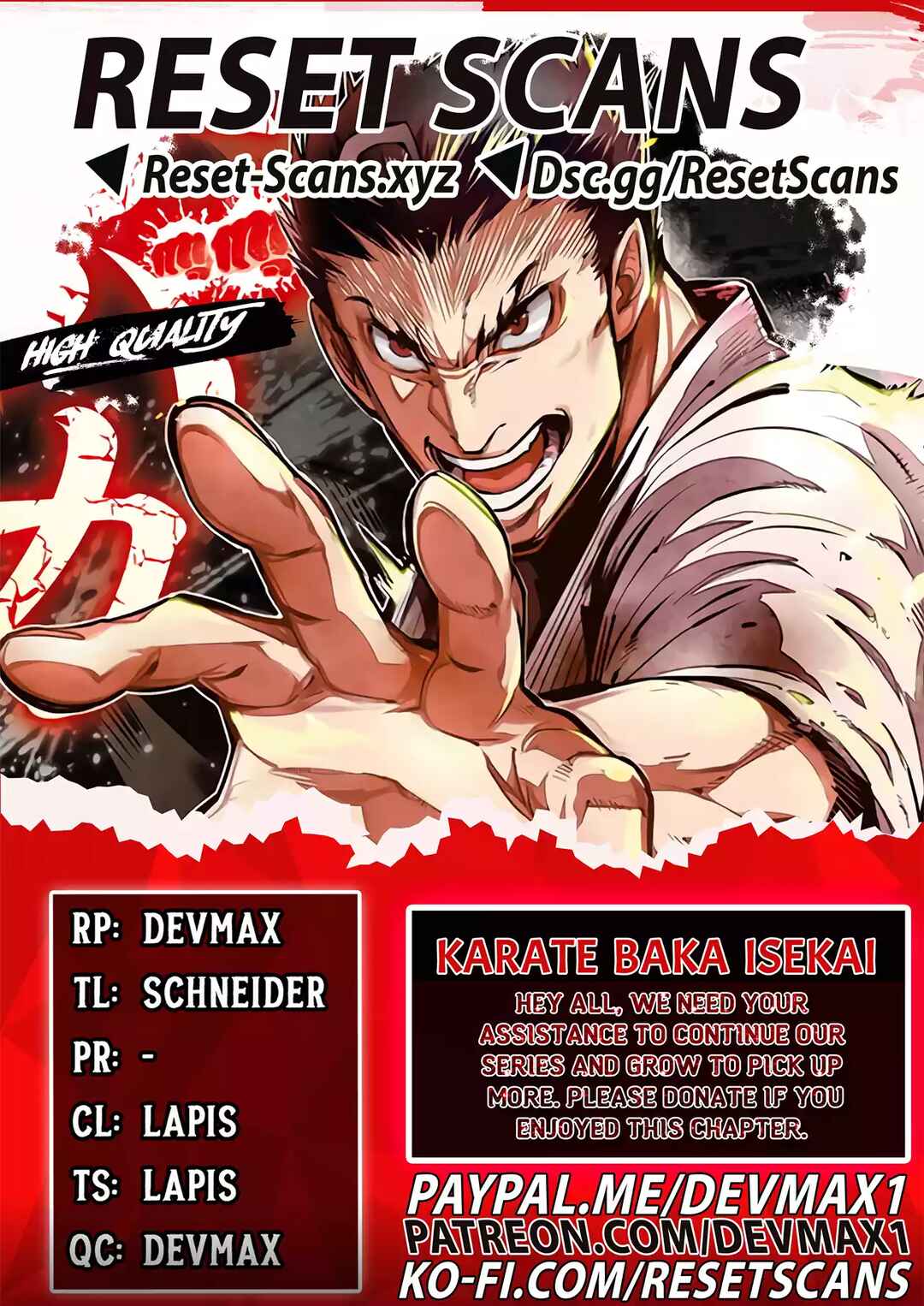Page 1 Chapter 28 Karate Master Isekai