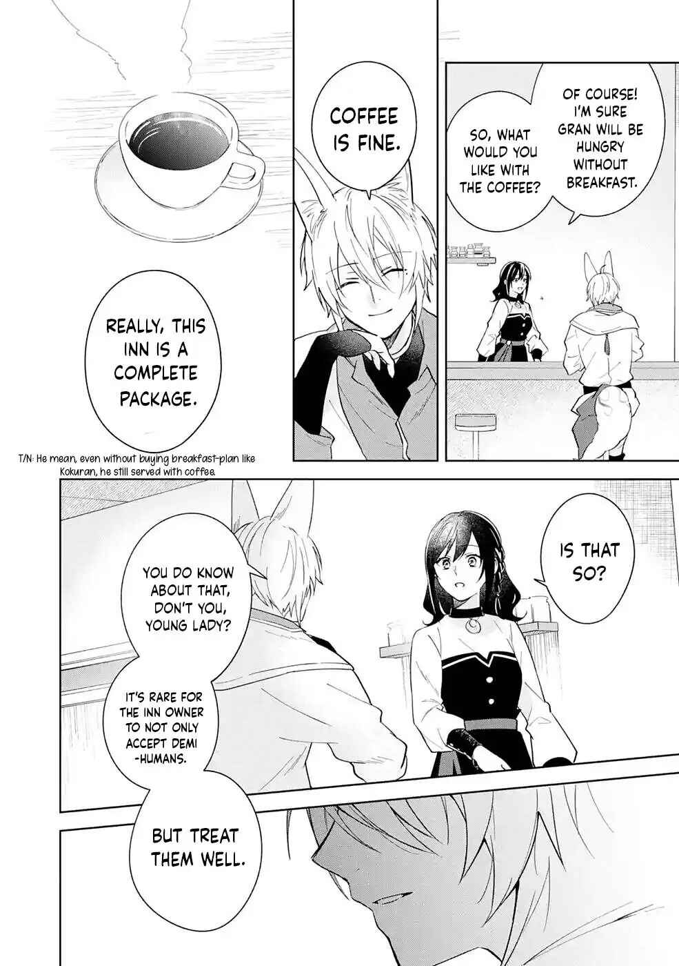 Page 13 Chapter 4 Isekai de Pension Hajimemashita. Sekai de Yuiitsu no Kuro Majo desu ga, Kono Chikara wa Okyaku-sama no Tame ni Tsukaimasu