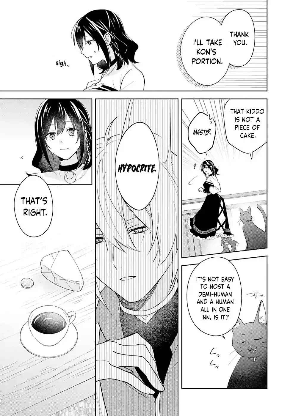 Page 20 Chapter 4 Isekai de Pension Hajimemashita. Sekai de Yuiitsu no Kuro Majo desu ga, Kono Chikara wa Okyaku-sama no Tame ni Tsukaimasu