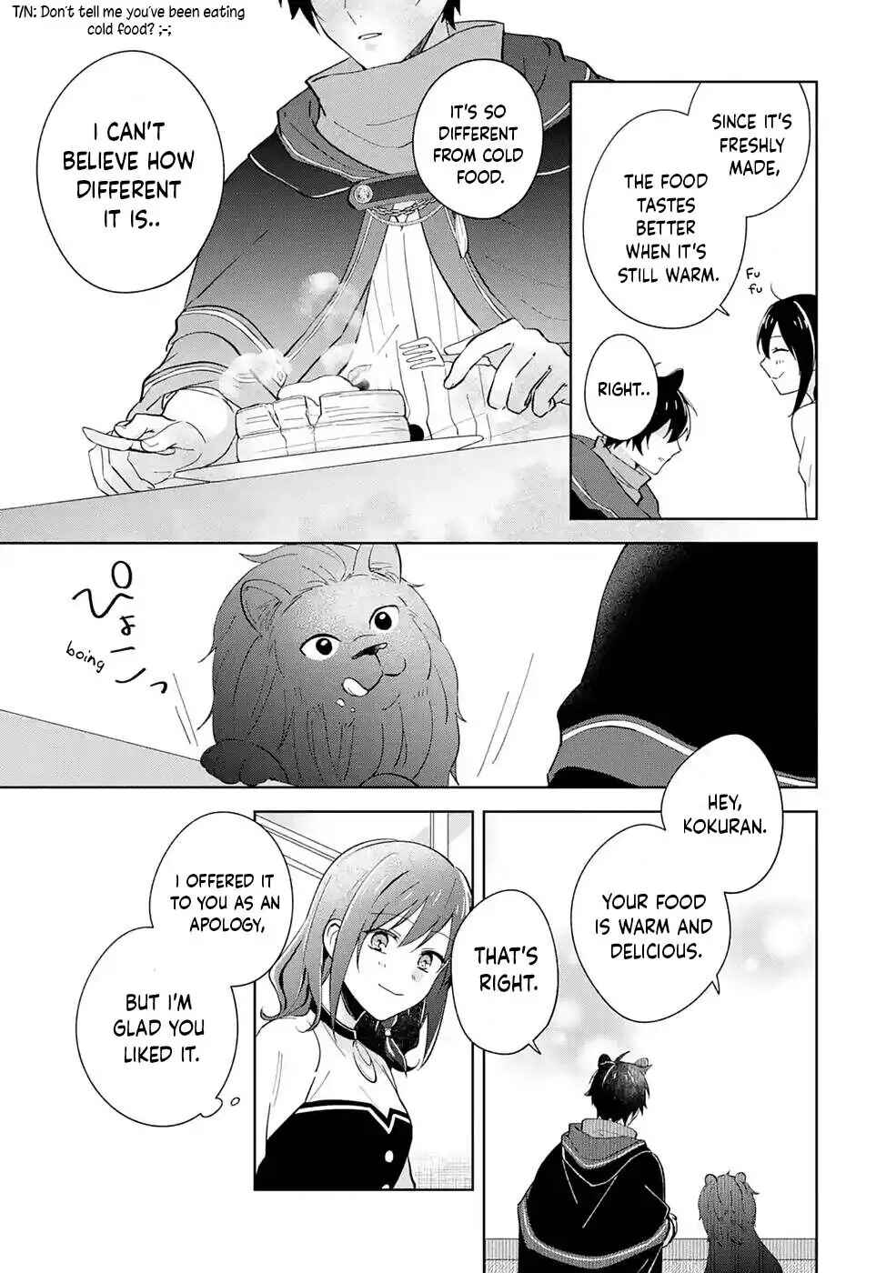 Page 12 Chapter 3 Isekai de Pension Hajimemashita. Sekai de Yuiitsu no Kuro Majo desu ga, Kono Chikara wa Okyaku-sama no Tame ni Tsukaimasu