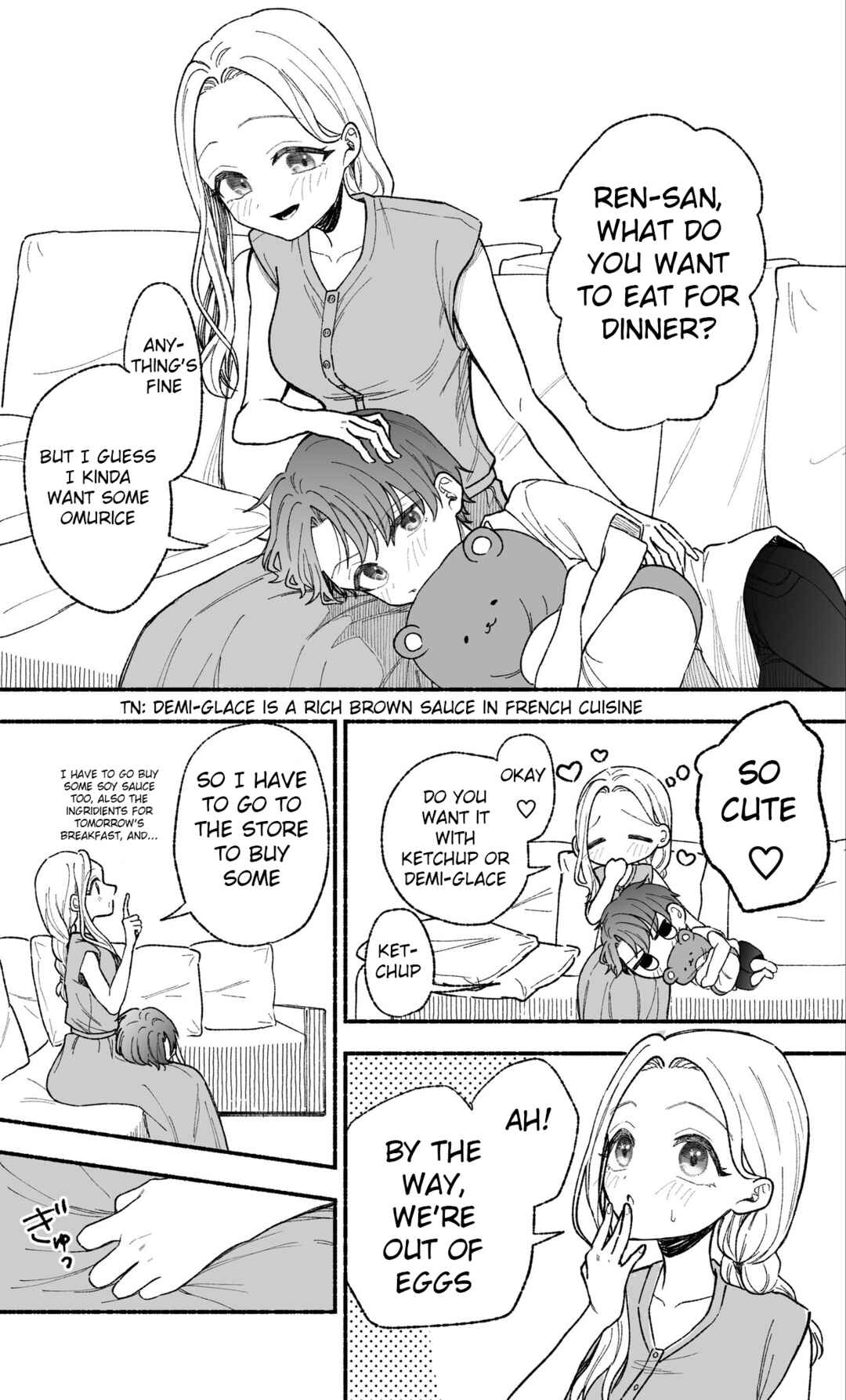 Page 1 Chapter 17.7 Watashi no Otto wa Stress ga Tamaru to Shota Kasuru