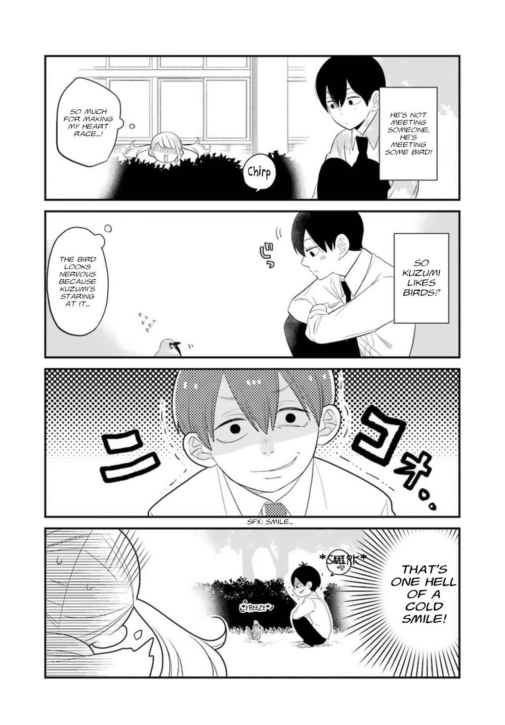 Page 14 Chapter 0.5 Kuzumi-kun, Cant You Read the Room?