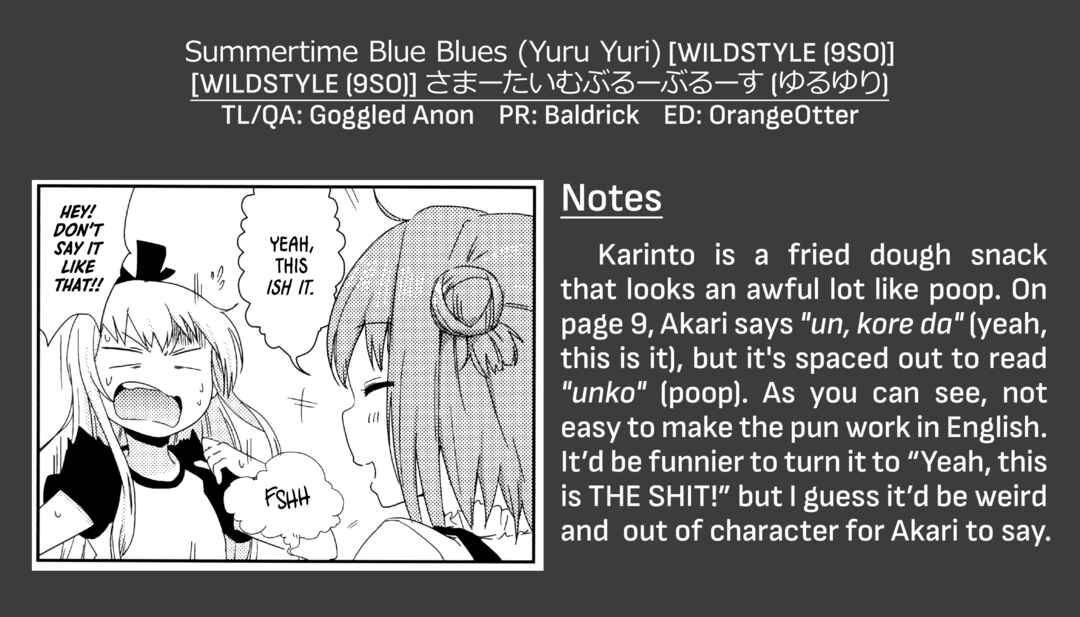 Page 22 Chapter Unknown_efc8 Yuru Yuri - Summertime Blue Blues (Doujinshi)
