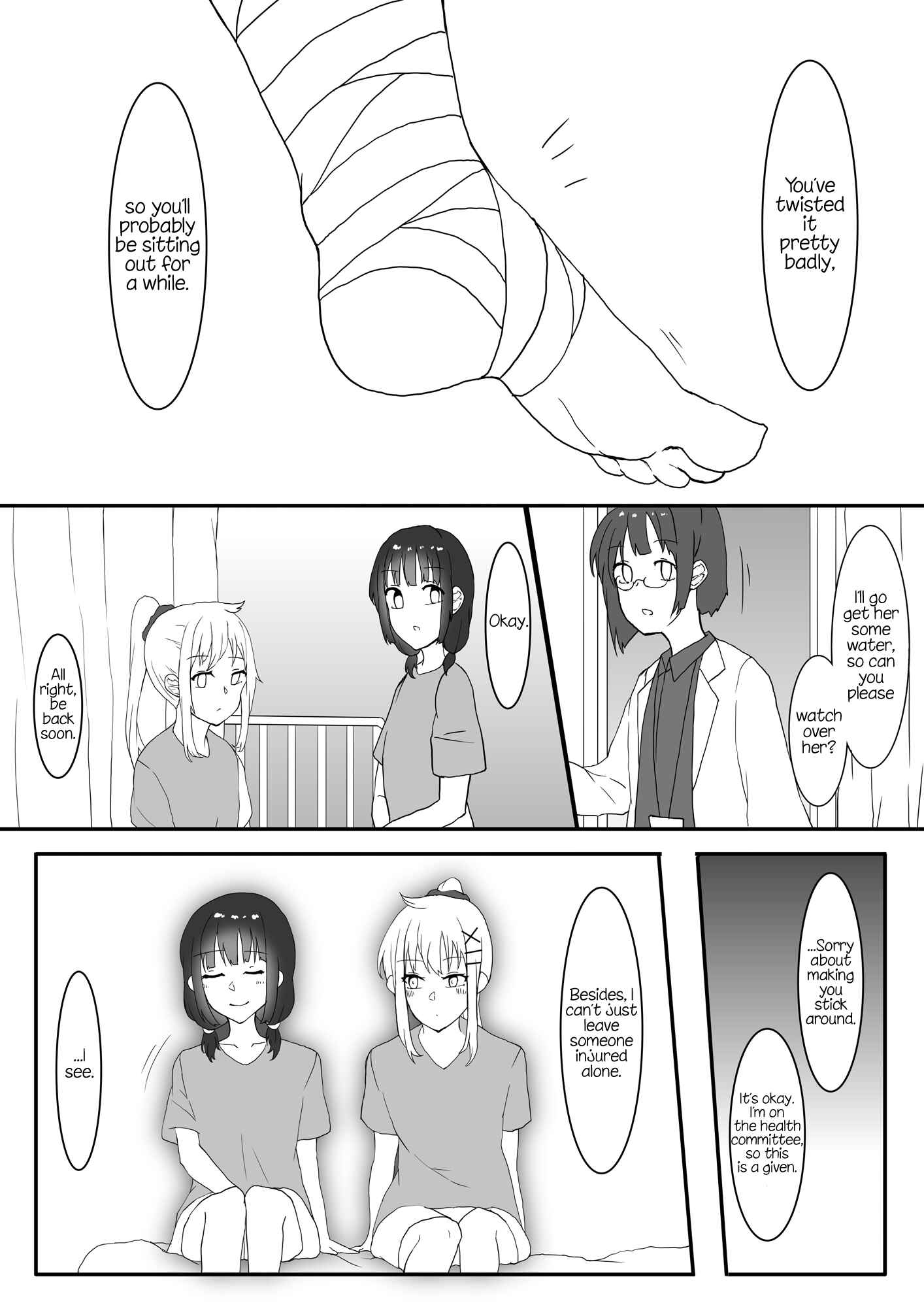 Page 2 Chapter 4 A Yuri Manga Between a Delinquent and a Quiet Girl That Starts From a Misunderstanding