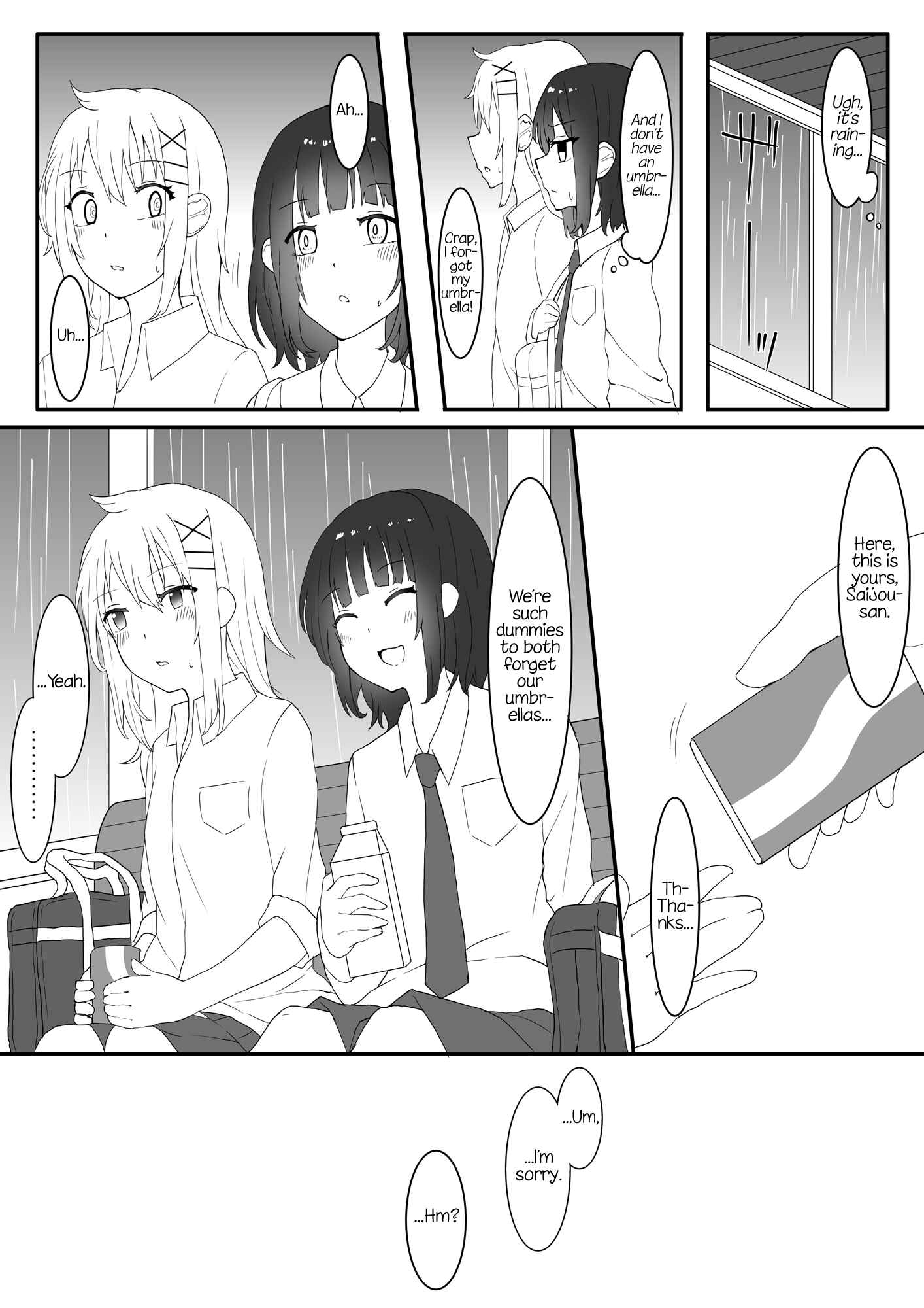 Page 2 Chapter 5 A Yuri Manga Between a Delinquent and a Quiet Girl That Starts From a Misunderstanding