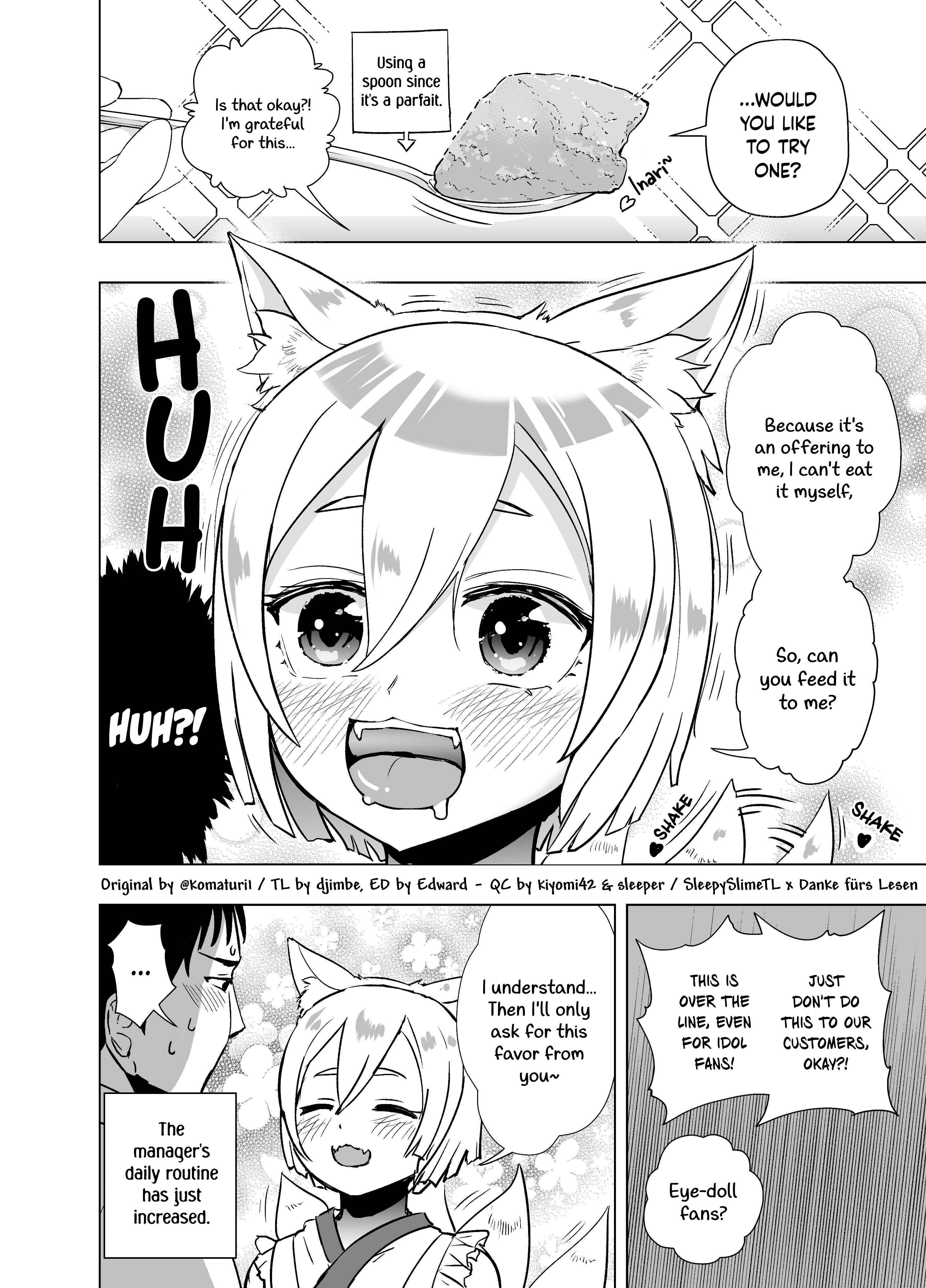 Page 4 Chapter Unknown_c6f0 The Homeless Kitsune Came To A Maid Cafe For An Interview