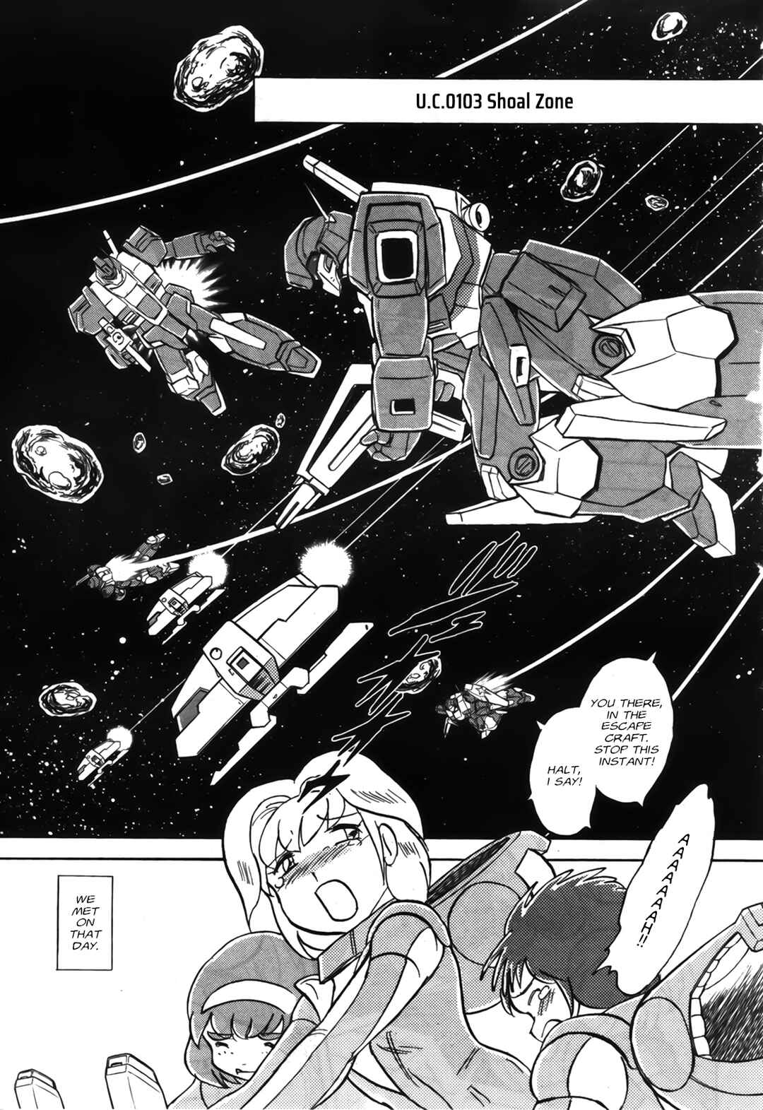 Page 3 Chapter 1 Mobile Suit Crossbone Gundam - Love & Piece