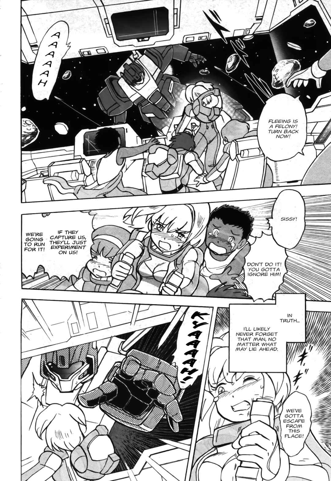 Page 4 Chapter 1 Mobile Suit Crossbone Gundam - Love & Piece