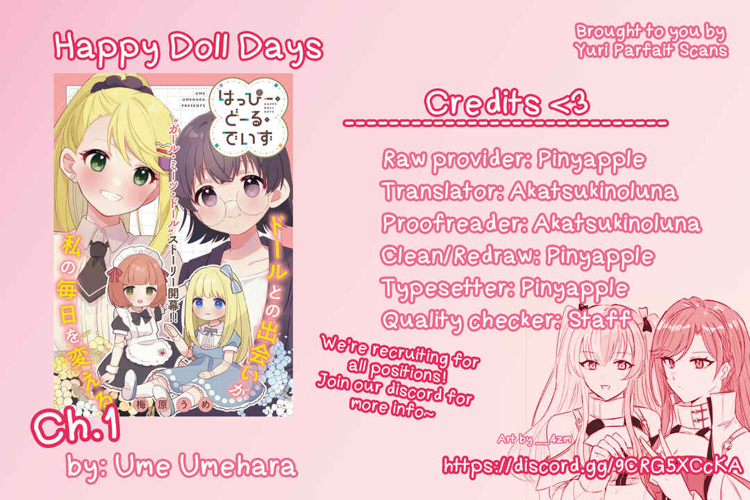 Page 1 Chapter 1 Happy Doll Days