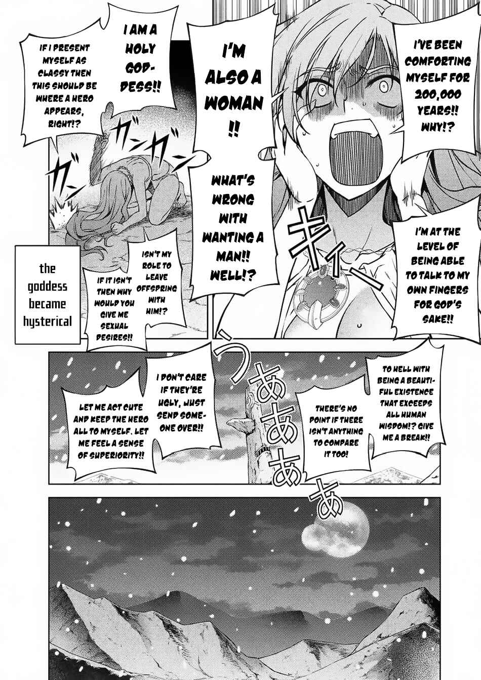 Page 13 Chapter 1.1 Ponkotsu Megami no Isekai Sousei-roku