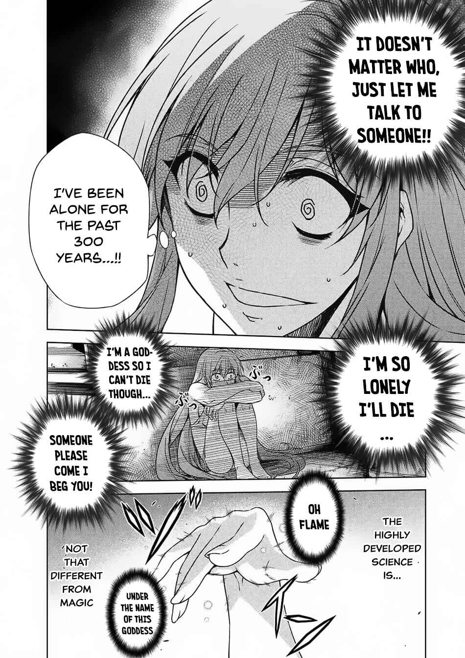 Page 9 Chapter 1.1 Ponkotsu Megami no Isekai Sousei-roku