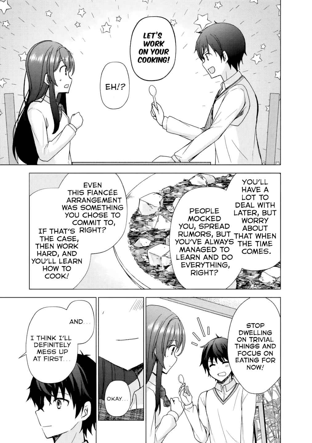 Page 23 Chapter 3 Iinazuke ga Dekita to Omottara, Sono Iinazuke ga Gakkou de Yuumei na Akuyaku Reijou Dattan dakedo, Dou Sureba Ii?