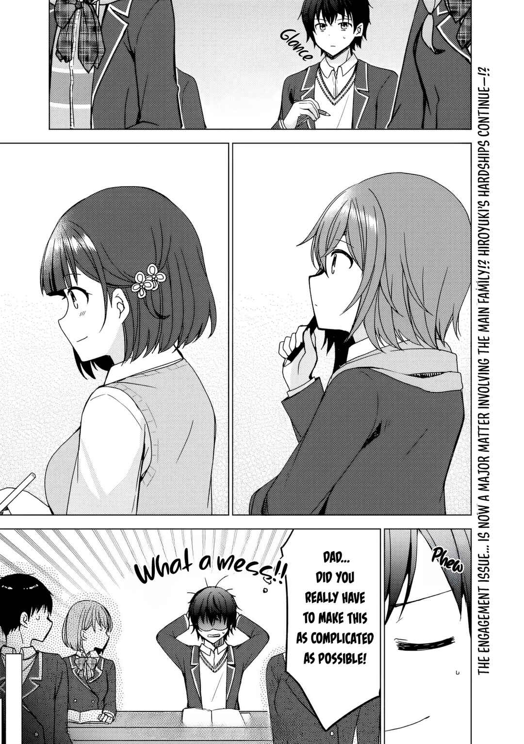 Page 14 Chapter 5.1 Iinazuke ga Dekita to Omottara, Sono Iinazuke ga Gakkou de Yuumei na Akuyaku Reijou Dattan dakedo, Dou Sureba Ii?