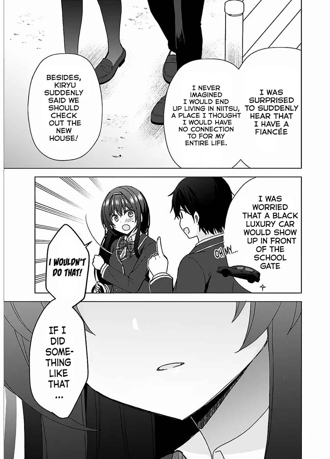 Page 12 Chapter 2 Iinazuke ga Dekita to Omottara, Sono Iinazuke ga Gakkou de Yuumei na Akuyaku Reijou Dattan dakedo, Dou Sureba Ii?