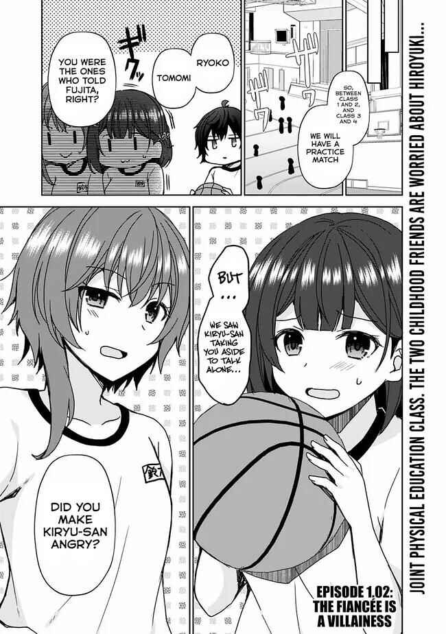 Page 2 Chapter 1.2 Iinazuke ga Dekita to Omottara, Sono Iinazuke ga Gakkou de Yuumei na Akuyaku Reijou Dattan dakedo, Dou Sureba Ii?