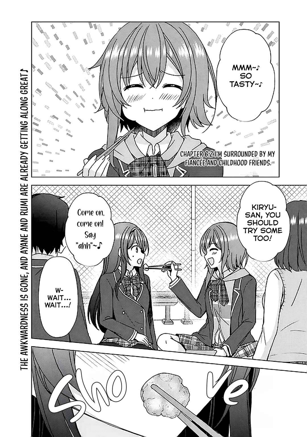 Page 2 Chapter 6.2 Iinazuke ga Dekita to Omottara, Sono Iinazuke ga Gakkou de Yuumei na Akuyaku Reijou Dattan dakedo, Dou Sureba Ii?