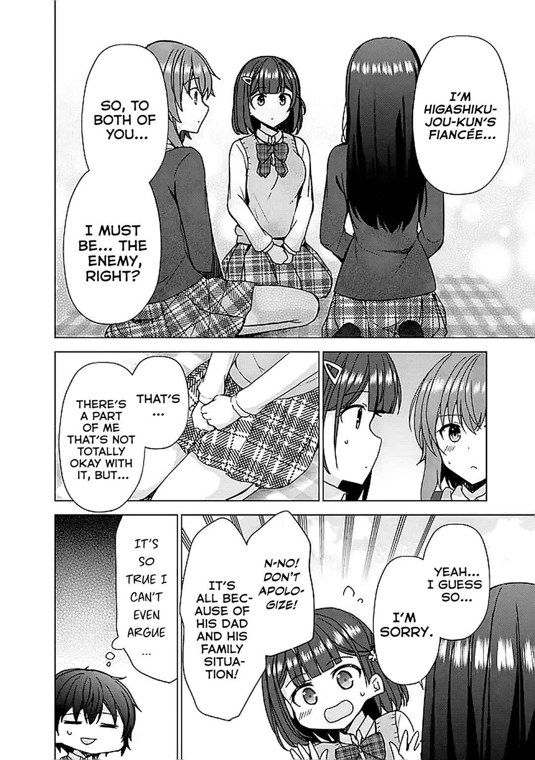 Page 6 Chapter 6.2 Iinazuke ga Dekita to Omottara, Sono Iinazuke ga Gakkou de Yuumei na Akuyaku Reijou Dattan dakedo, Dou Sureba Ii?