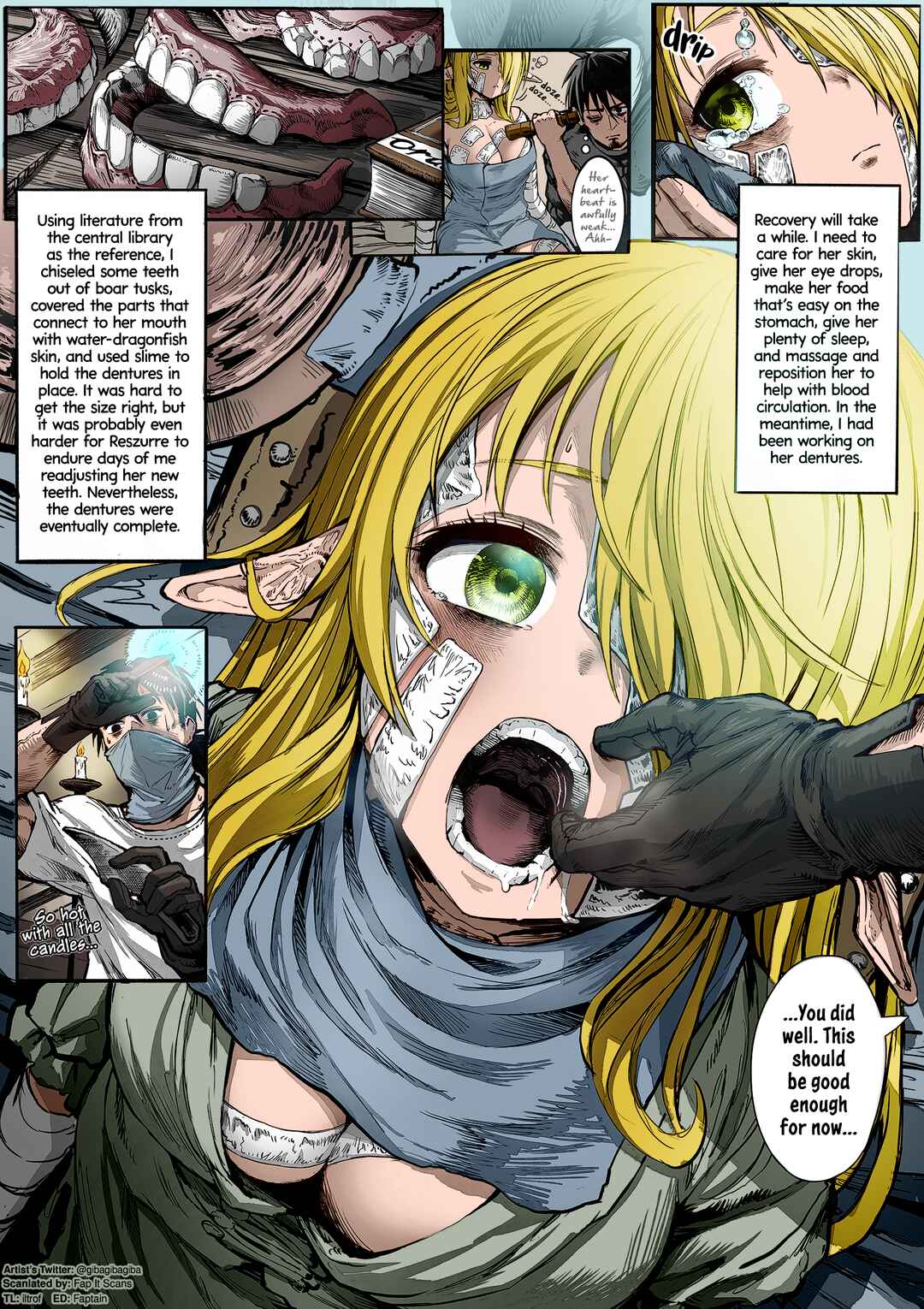 Page 1 Chapter 14 The Apothecary Is Gonna Make This Ragged Elf Happy (Webcomic) (Fan Colored)