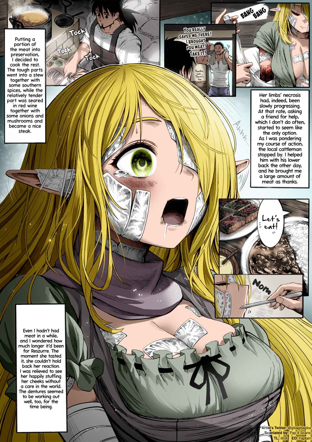Page 1 Chapter 15 The Apothecary Is Gonna Make This Ragged Elf Happy (Webcomic) (Fan Colored)