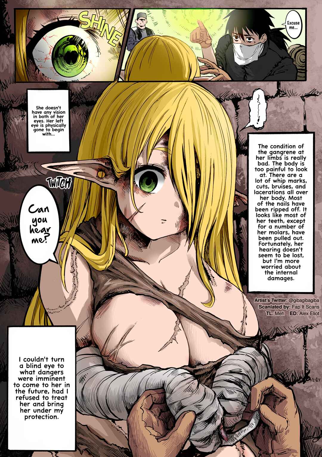 Page 1 Chapter 2 The Apothecary Is Gonna Make This Ragged Elf Happy (Webcomic) (Fan Colored)