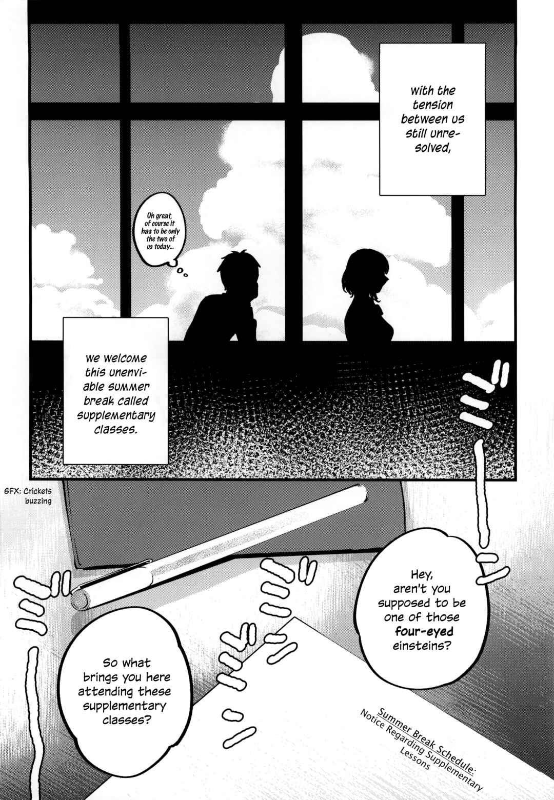 Page 4 Chapter 1 Hoshuu ga Hitsuyou na Bokura