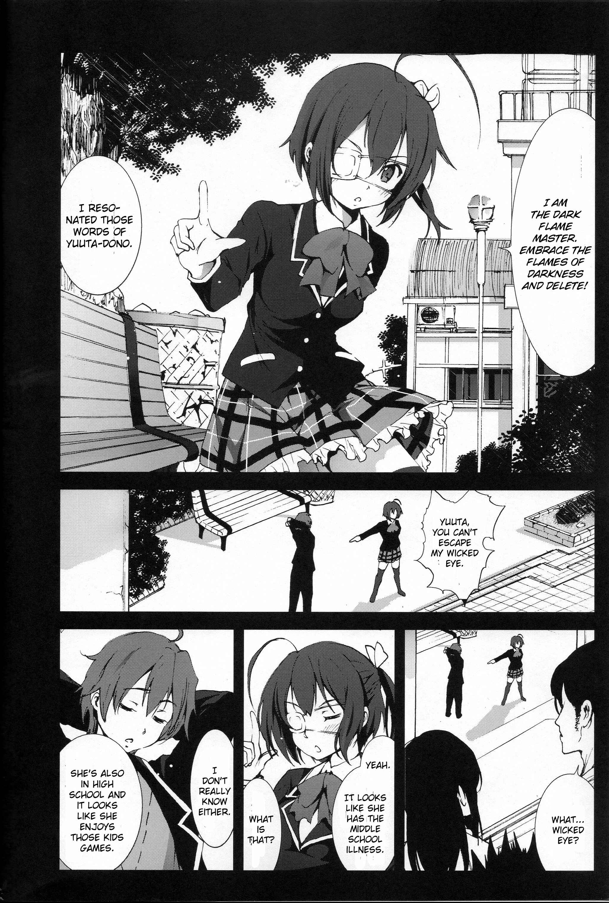 Page 3 Chapter Unknown_f3af Chuunibyou Demo Koi ga Shitai! - Takanashi Rikka o Nakisakebu made Rape Shitai! (Doujinshi)