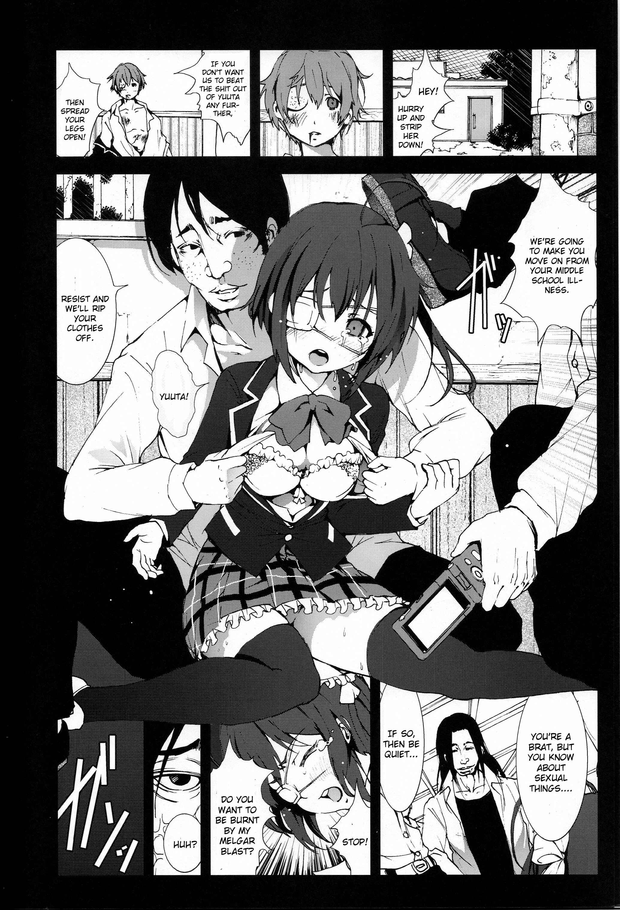 Page 5 Chapter Unknown_f3af Chuunibyou Demo Koi ga Shitai! - Takanashi Rikka o Nakisakebu made Rape Shitai! (Doujinshi)