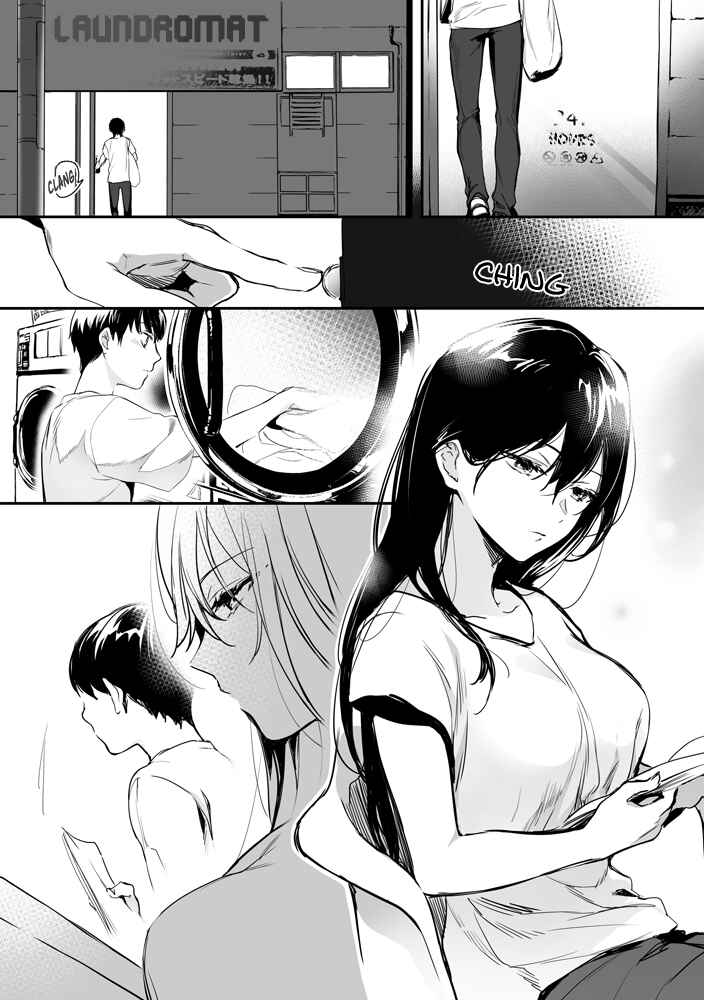 Page 1 Chapter 1 Coin Laundry no Kireina Onee-san