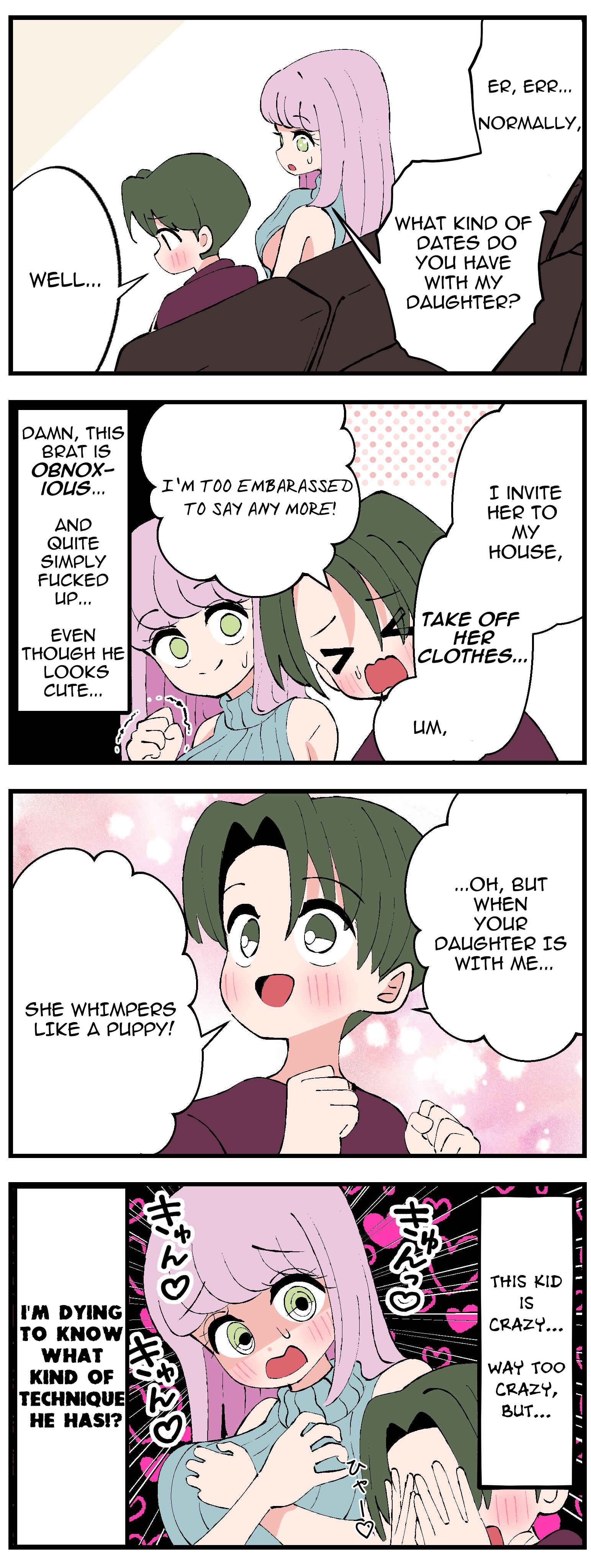 Page 1 Chapter 3 My Daughters Boyfriend 4koma
