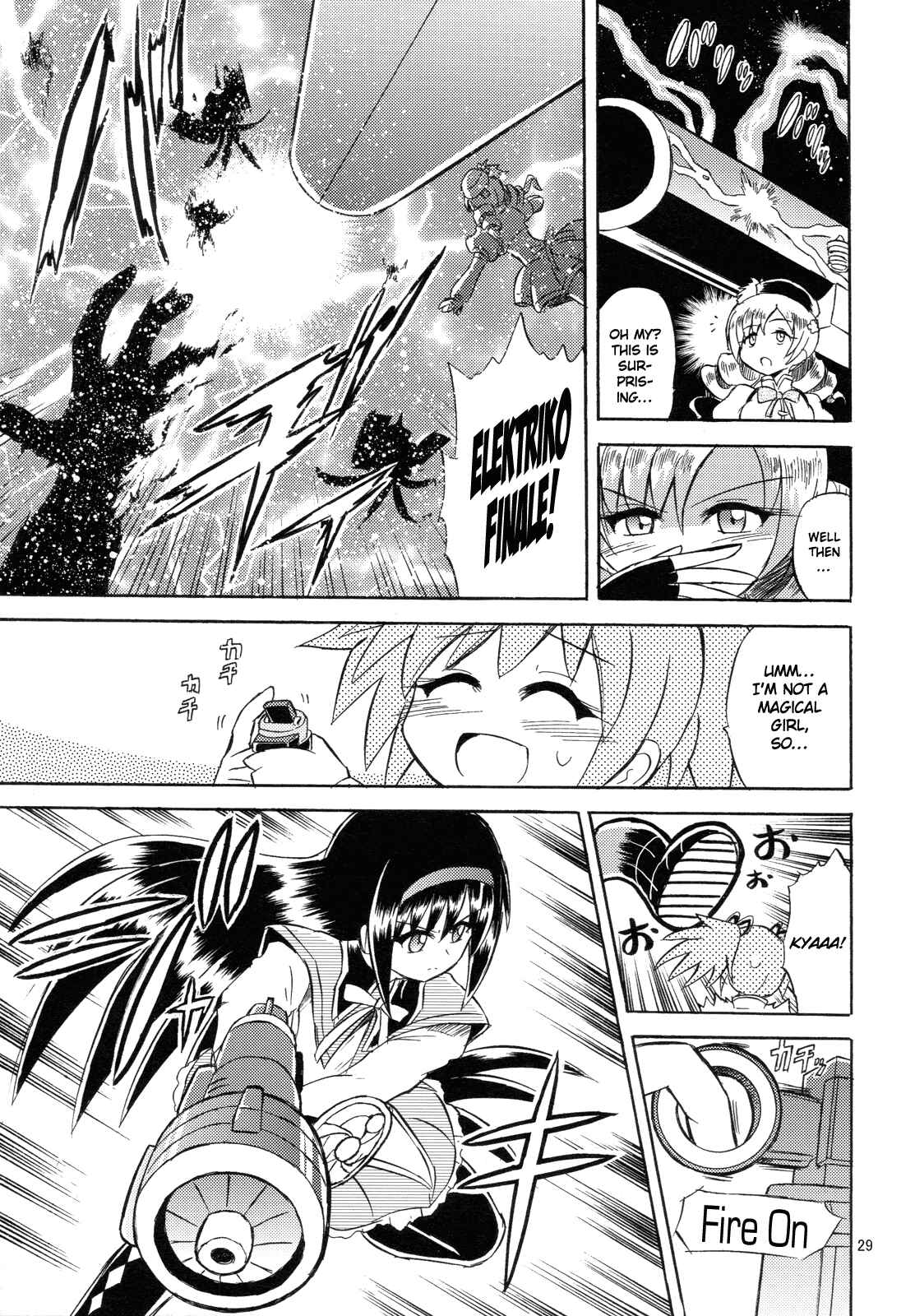 Page 28 Chapter Unknown_42ae Mahou Shoujo x Kamen Rider - Sayaka & Fourze: Mitakihara Taisen MAGIMIX (Doujinshi)