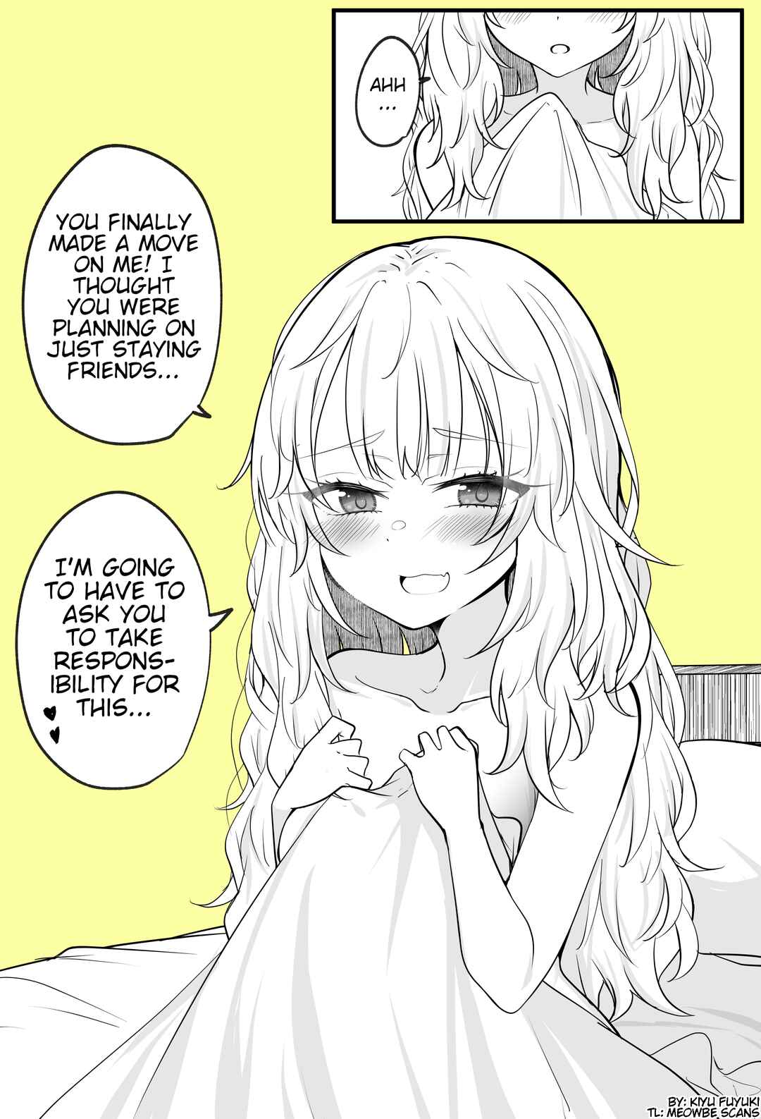 Page 1 Chapter 2 Shinyuu-kun to Issen Koetakute TS-kko-chan
